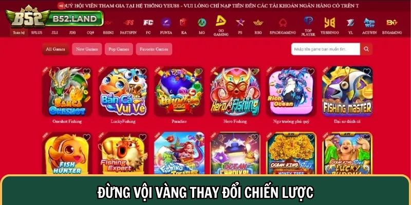 Không vội đổi chiến lược