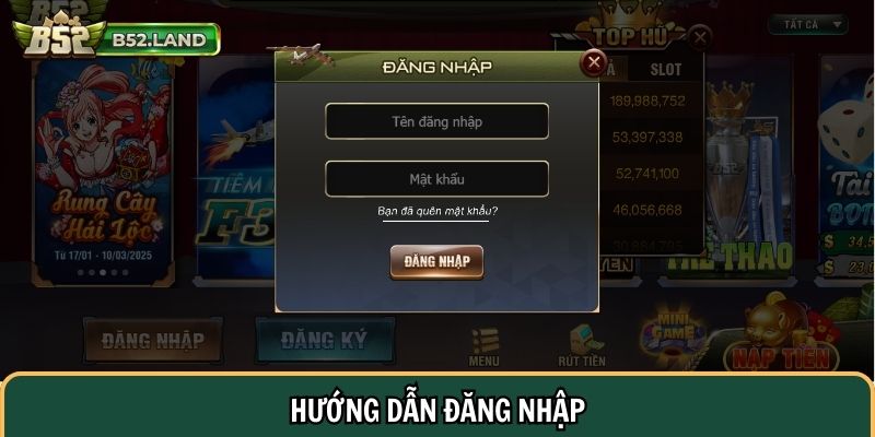 Hướng dẫn đăng nhập