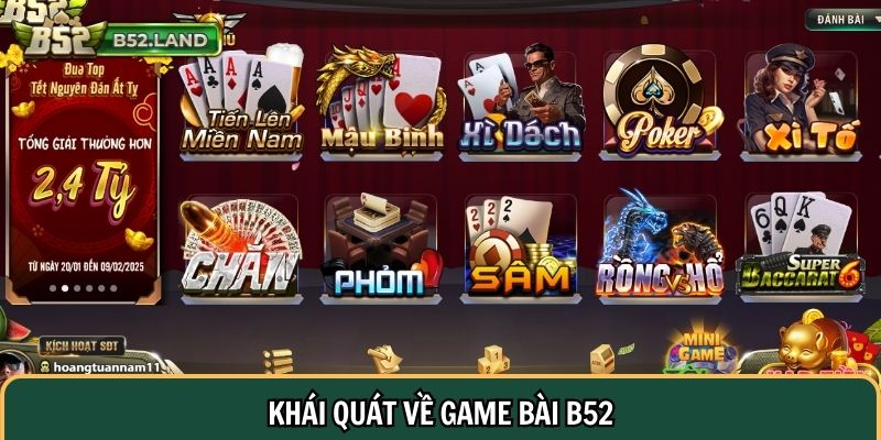 Khái quát về game bài B52